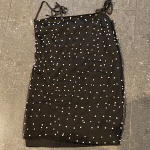 Forever 21 Black pearl dress